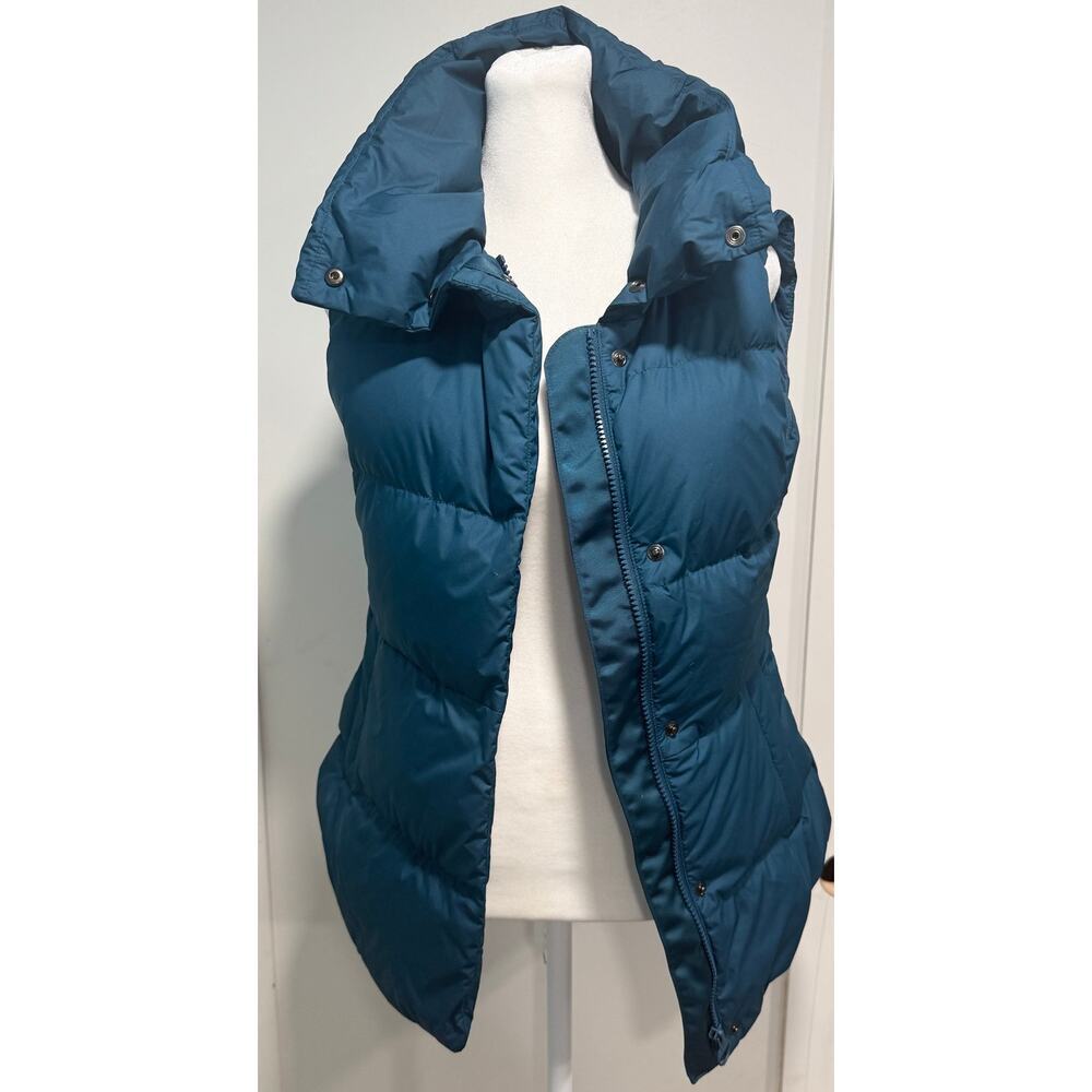 ATHLETA Down-Filled Downtown Puffer Quilted Vest Athleisure High Neck Size XS - Picture 4 of 6
